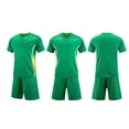 thumbnail image 2 of HAOTAGS Boys Outfit Sets Training,Sports Quick-Dry School Uniform 2-Piece Soccer Suit Green 8-9T, 2 of 5