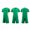 I-013 Green, variant on Children's Solid Color Football Suit Set For Campus Sports Games Performance Matches Training Uniforms And s For Kids