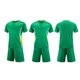 thumbnail image 1 of Conjuntos de blusas y camisas de manga corta con cuello en V. Conjunto de traje de fútbol de color sólido para niños para juegos deportivos universitarios, partidos de rendimiento, uniformes de entren, 1 of 5