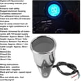 thumbnail image 3 of ZOUSSIQI Motorcycle Speedometer, 12V Universal Motorcycle Multi‑Functional Meter Tachometer Odometer Fuel Gauge Speedmeter(Silver) CA919-35737, 3 of 9