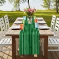 thumbnail image 4 of Table Runners 72 Inches Long Dress Scarves, Retro Green Farmhouse Kitchen/Dining Table Runner, Coffee Tablerunners, Vintage Rustic Plants Trees Lines Pattern 16x72 Inch, 4 of 9