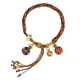 thumbnail image 2 of Wmhnj Pulsera tnica ajustable hecha a mano con cuerda y smbolo mitolgico del pez tragador dorado, ideal como regalo para la transformacin espiritual., 2 of 9