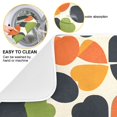 thumbnail image 3 of Yayeee Dish Drying Mat for Kitchen Counter Ultra Absorbent Easy Clean Pad 18x16", Black Clover Pattern, 3 of 7