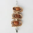 thumbnail image 2 of Parrot Chew Toy Natural - Hanging Grass Bird Cage Toy Parrot Swing Toy with Bell, 2 of 4