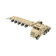 thumbnail image 1 of Bunblic 1/72 Scale Tractor Trailer Model Craft Truck Toy for Gift Display Collection brown, 1 of 8