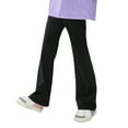 thumbnail image 2 of 1/2 Pack Girls Athletic Yoga Pants Flare Leggings with Pocket, Kids High Waisted Bell Bottoms Skinny Pants Activewear 4-12 Years, 2 of 8