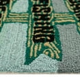thumbnail image 4 of Liora Manne Fishing Bears Area Rug Green Indoor Outdoor Hand Tufted 5x7, 4 of 6