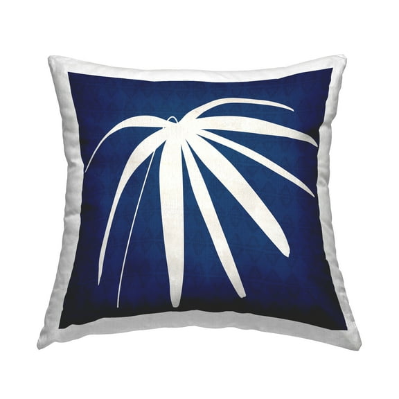 Stupell Industries Bold Abstract Leaf Frond Shape Design by Susan Jill Throw Pillow