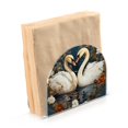 thumbnail image 2 of Swans Flowers Circle Birds Napkin Holder for Table Clear Napkin Stand Paper Holder Acrylic Organizer Dispenser Napkins for Dinner Kitchen Restaurant Room, 2 of 8