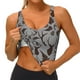 thumbnail image 3 of Fotbe Brown Moose with Pinecones Sujetador Deportivo Largo sin Aros para Mujer con Almohadillas y Soporte Medio, Transpirable y Absorbente, Camiseta Tipo Chaleco o Tank Top-X-Large, 3 of 8