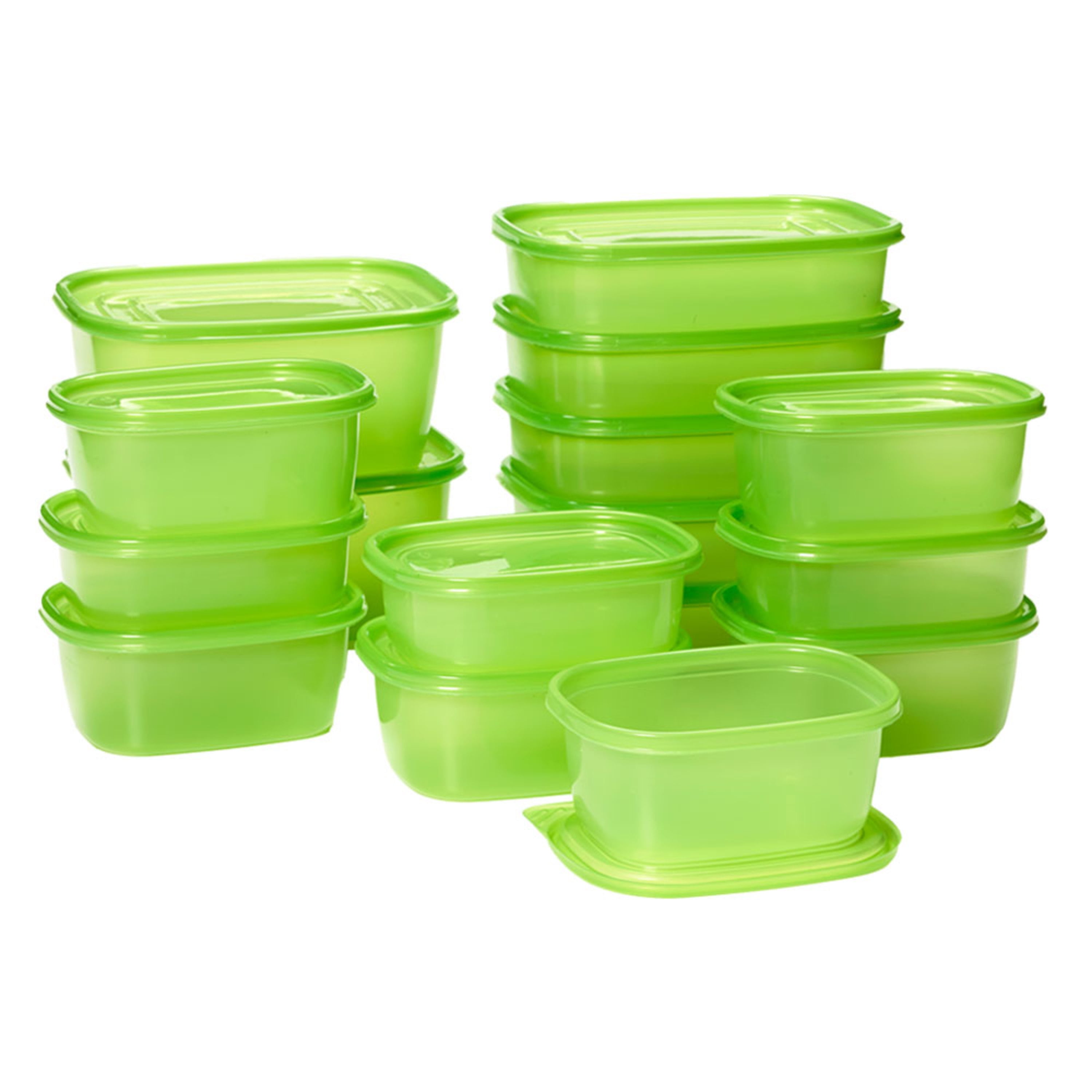 Core Kitchen 10 Stackable Reusable Food Storage Containers - Pure Green -  Shop Food Storage at H-E-B