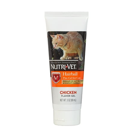 UPC: 0669125998502 | Nutri-Vet Hairball Paw Gel  Chicken Flavor  3 Ounces