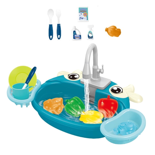 Fregadero de Cocina de Juguete para Niños Strade Fareast Limited Juego de Lavavajillas