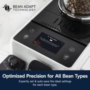 Delonghi Rivelia Automatic Espresso Machine With Grinder Exam44055w - White