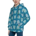 thumbnail image 2 of Sikiie Sea Turtle Youth Hoodie Sweatshirt Pullover Hooded Classic Casual Essentials Hoodiefor Boys Girls Kids -Small, 2 of 6