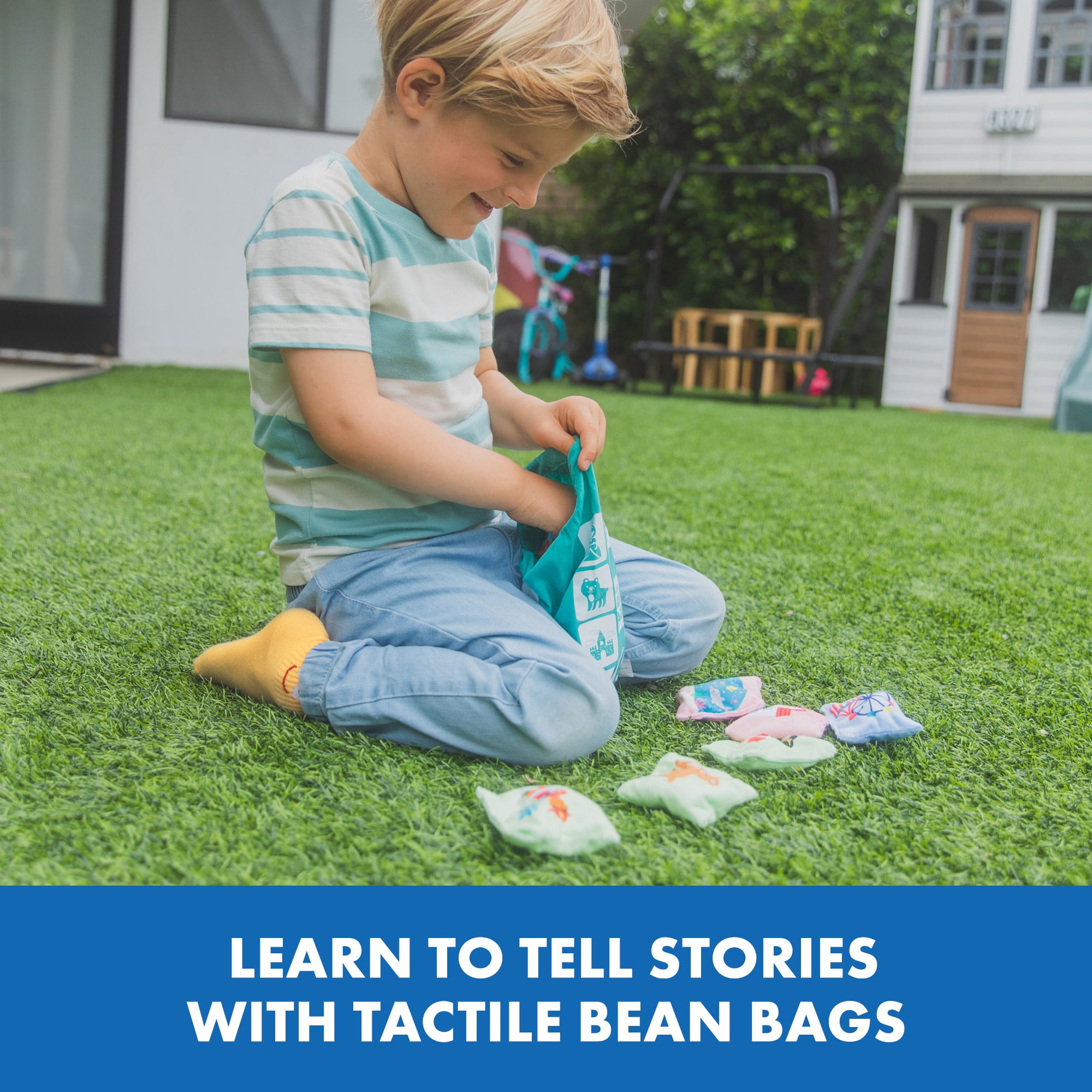 Educational Insights Storytelling Bean Bags Set, 16-Piece Interactive Beanbag Story Set for Ages 3 and Up