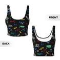 thumbnail image 5 of Lsque Gamepads Printed Women'S Sports Bra, Compression, Moisture Wicking, High-Impact Sports Bra For Women,Supportive sports bra-Small, 5 of 9
