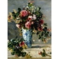 thumbnail image 2 of Art.com Roses and Jasmine in a Delft Vase, 1880-1881 Stretched Canvas Print Wall Art by Pierre-Auguste Renoir, 24" x 32", 2 of 4