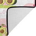 thumbnail image 5 of SKYSONIC Avocado Couples Non-Slip Area Rug, Valentines Day Floor Carpet Comfort Floor Mats Decor for Indoor Front Porch,Living Room, Bedroom,Kitchen,72"x48", 5 of 5