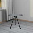 thumbnail image 1 of WHAMVOX 1Pcs Table Pliante Ronde Noire en Acier Inoxydable pour la Randonnée et le Camping en Plein Air, 1 of 8