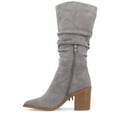 thumbnail image 3 of Journee Womens Hartly Extra Wide Calf Western Mid Calf Boots, 3 of 10