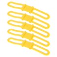 thumbnail image 3 of DUUTI 5pcs Bike Silicone Band Cycling Flashlight Handlebar Mount Holder Multipurpose Bicycle Straps for RidingYellow, 3 of 14