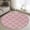 Pink, variant on Sky Blue Morocco Bathroom Rug Washable 2x3 Entryway Rug Non Slip Farmhouse Geometric Quatrefoil Grid Front Door Mat Low Pile Indoor Doormat Throw Floor Carpet for Kitchen Bedroom Entrance