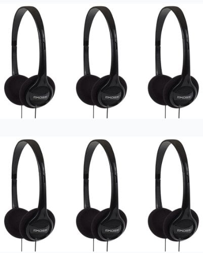 Koss 184937 KPH7 On-Ear Headphones 4ft Cord White 