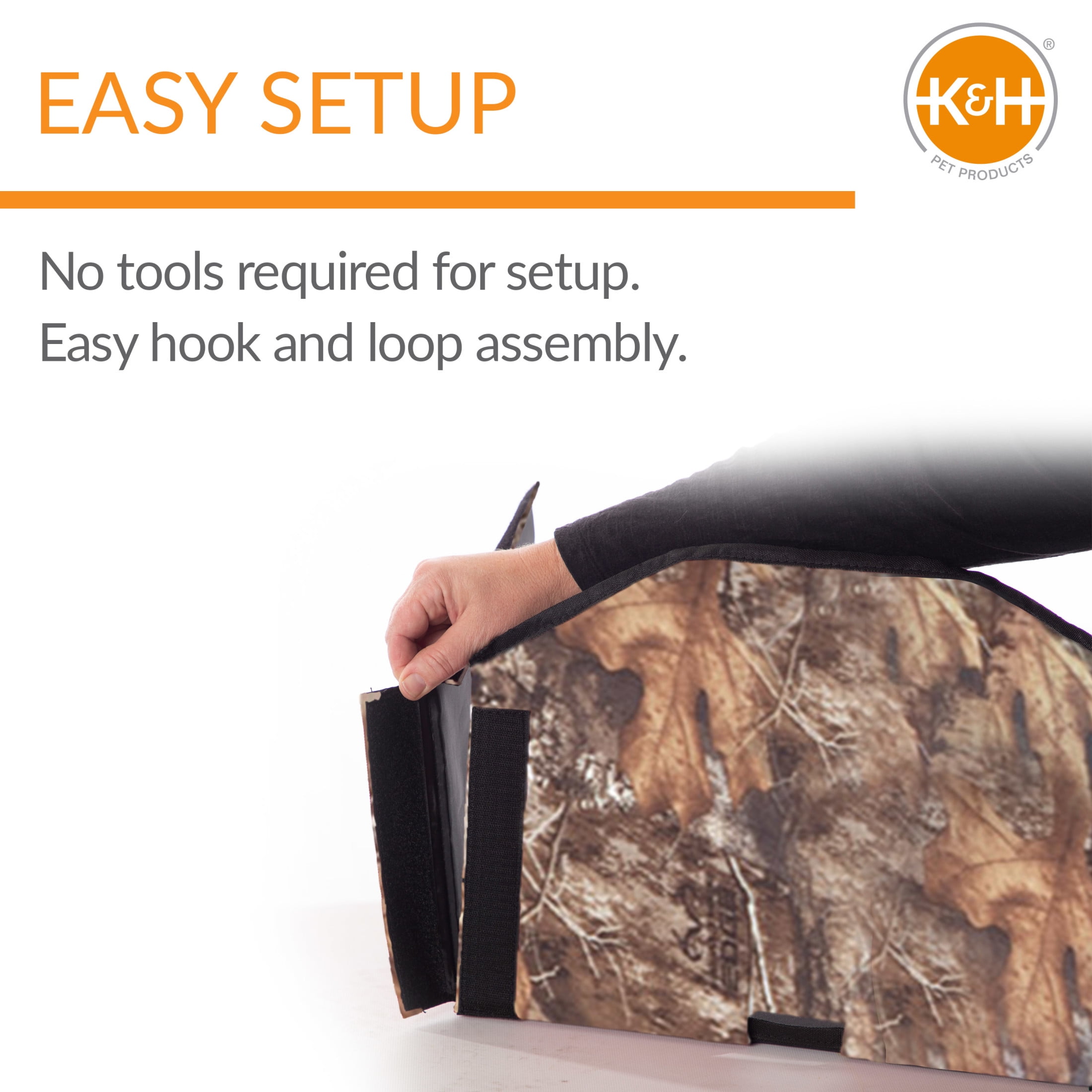 K&H Pet Products Outdoor Kitty Dining Room Realtree EDGE 20 X 14 X 16.5 Inches