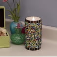 thumbnail image 4 of 3" x 6" Speckled Stucco Pacific Accents Flameless Candle with Moving Flame, 4 of 5
