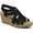 Black, variant on Dr. Scholl's Womens Everlasting Ankle Strap Espadrille Wedge Sandal