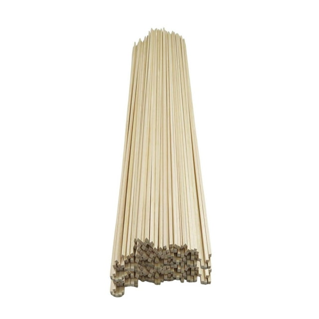 stanreset Bâtons Carrés Non Finis pour Ponts 100mmx4mmx4mm, Artisanat, Modèle de Construction 250x4x4mm