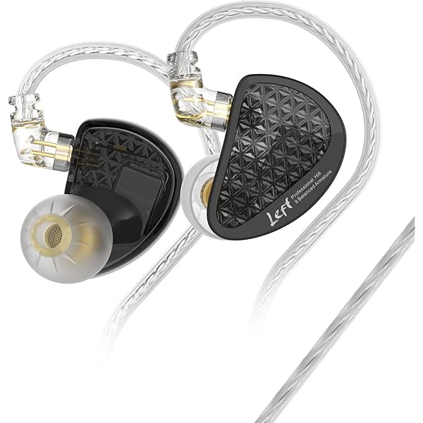 wonima11 KZ AS16 PRO 16BA IEM in Ear Earphones, High Resolution in-Ear Monitors Headphones Stereo Sound Wired Earbuds Headset (Gyan no mic)