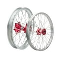 thumbnail image 4 of Tusk Impact Complete Front and Rear Wheel 1.60 x 21/2.15 x 19 Silver Rim/Silver Spoke/Red Hub for Honda CRF450R 50TH Anniversary Edition 2023, 4 of 4