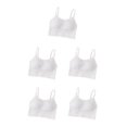 thumbnail image 1 of Tank Crop Top Bra Minnieouse Lencería sexy transpirable cómoda ropa interior sin costuras Bralette color sólido, 1 of 6