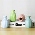 Small Ceramic Bud Vases Tactile Design for Home Decor and Hydroponics
