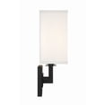 thumbnail image 5 of Crystorama Durham 2 Light Black Forged Sconce - 12.75"W x 12.25"H x 3.75"D, 5 of 9