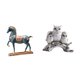 thumbnail image 1 of Figura de caballo,Figura de caballo Escultura animal coleccionable,Adorno de centro de mesa con estatua de caballo de resina,Figuras de búho,Figuras de búho,animales, 1 of 8