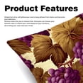 thumbnail image 2 of Grape Velvet Throw Covers Pillow Inserts - Set of 2 Decorative Pillows with Unique Patterns for Home Decor, Couch, Bed - 16x16, 18x18, 20x20 Inches, 2 of 6