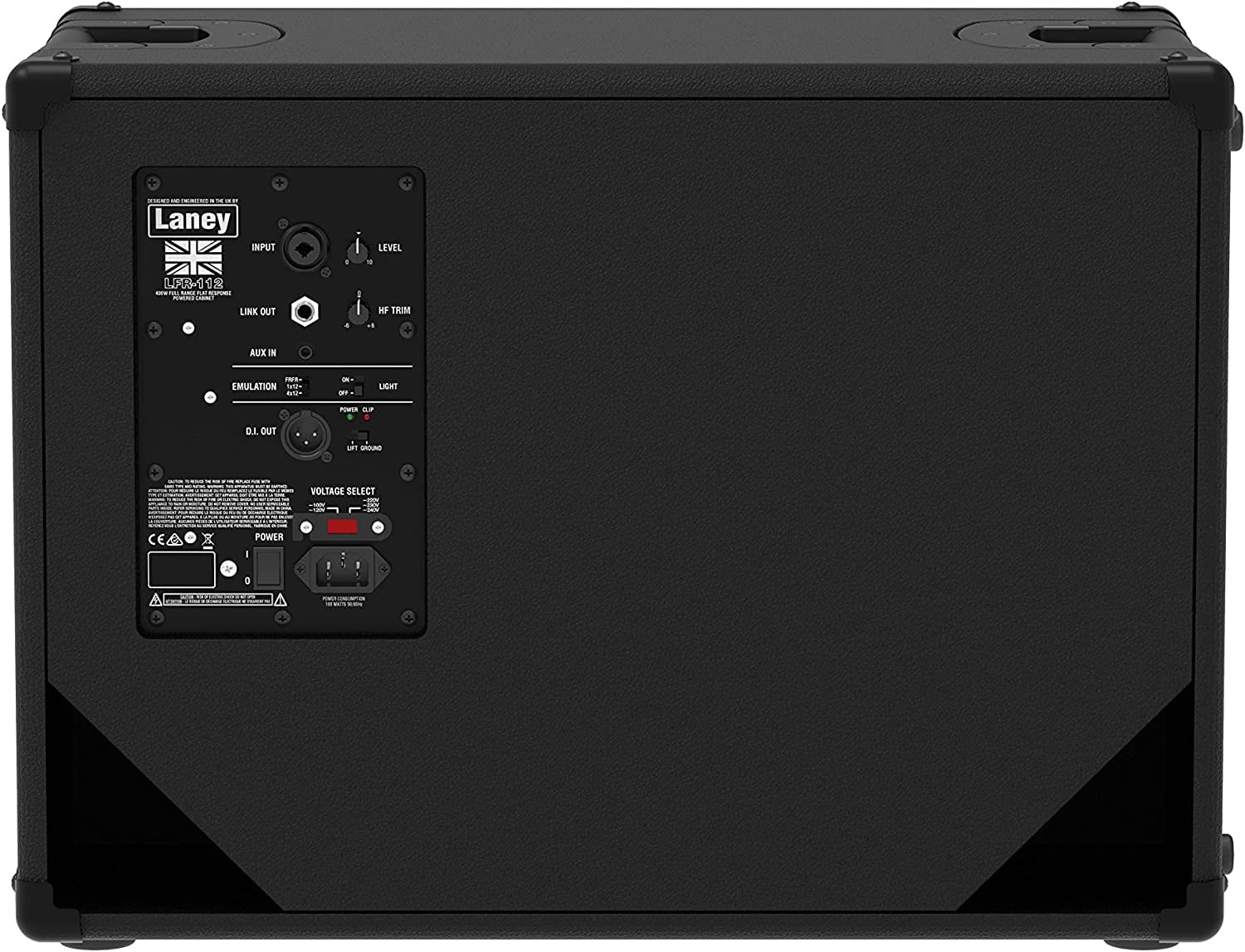Laney LFR-112 Full-Range Flat Response Active 1x12 Cabinet Black