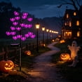 thumbnail image 4 of Halloween Decorations Lights Solar Ground Stake Light Pumpkin Bats Star Web Outdoor Decor Lamp for Yard Garden Walkway by PALIFEUR, 4 of 6