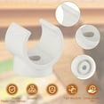 thumbnail image 3 of PEX Clips Pipe Clamp, 100Pcs 1/2 Inch Pipe Clamp for PVC Water Pipes and Tubing Hoses, Plastic U-Shaped Pipe Clamp Tools, 3 of 7