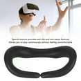 thumbnail image 5 of Riousery VR Headset Silicone Face Pad Eye Cover Soft Sweatproof Replacement for Meta Quest 3 Black, 5 of 9