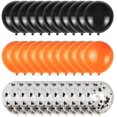 thumbnail image 1 of Globos de Halloween Globos negros y naranjas Paquete de 50 globos de confeti negros y naranjas de 12 pulgadas para la fiesta de Halloween kaili Sencillez, 1 of 4