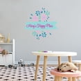 thumbnail image 3 of Personalized Pattern Wall Decals for Kids Room - Flowers Design Floral Arangement Flowers With Easy Installation Instructions Custom Name Sticker - Size: 10 In x 10 In, 3 of 5