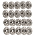 thumbnail image 4 of Miangastore 1 Ensemble 30 Pcs Écrous de Pouce Ronds Moletés Connecteur Verrouillage Écrous de Réglage (Argent), 4 of 8