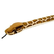 Wild Republic Snake Plush, Stuffed Animal, Plush Toy, Gifts for Kids, Burmese Python 54"