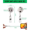 Badge Reel Hot Cocoa Mug Character, Crochet-Style ID Holder for Nurses ...