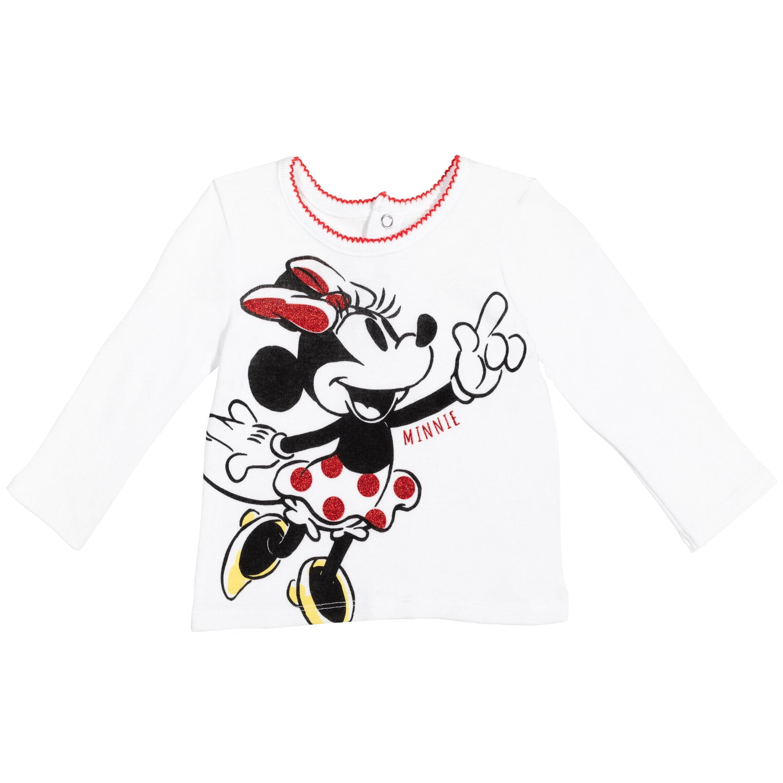 Disney Minnie Mouse Bodysuit T-Shirt Mesh Skirt and Leggings 4 Piece Layette Set Newborn to Infant