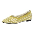 thumbnail image 5 of Geometric Dress Shoes for Women Ladies Pointed Toe Flat Slip on Loafers Black Ballerina Low Heels for Office, 5 of 6